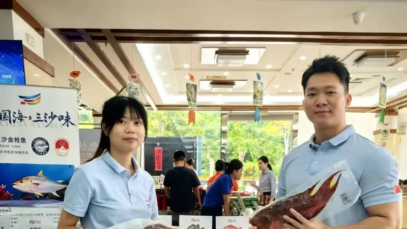 三沙特色海味“游”进省机关食堂