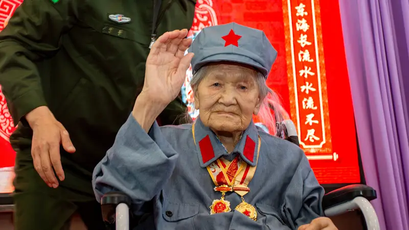 送别！女红军王全英逝世，享年105岁