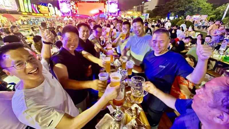 晚风送爽嗨啤一夏！啤酒节崂山会场燃动岛城夏夜
