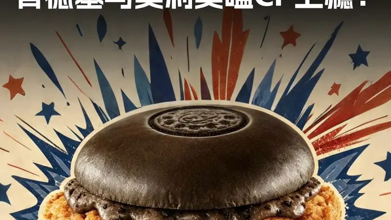 太猎奇了!肯德基推奥利奥汉堡,能好吃吗?
