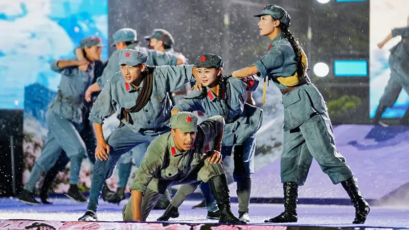大型民族歌舞史诗《兴盛番族》云南香格里拉精彩上演