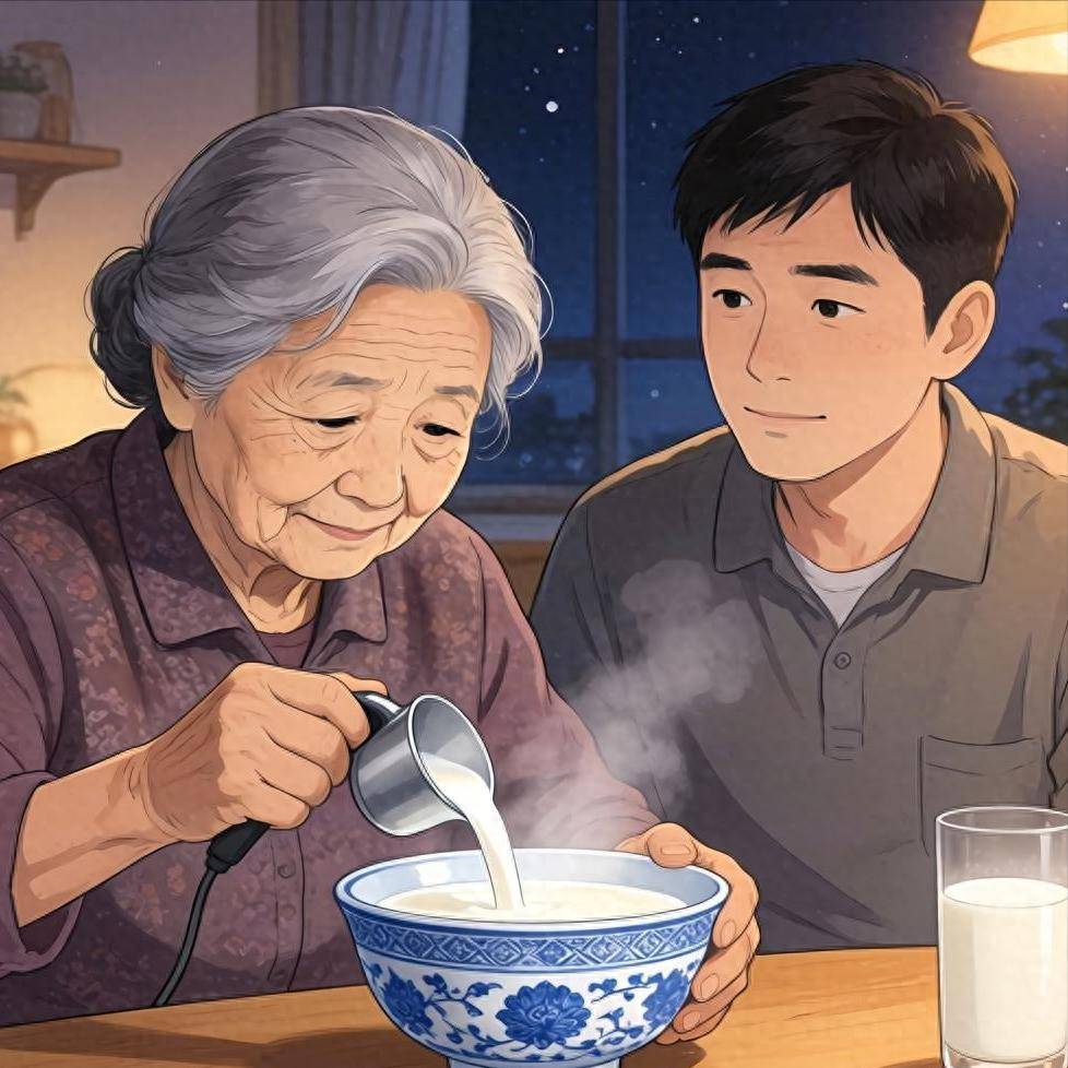 婆婆每晚准时给老公温牛奶,我总觉不对劲,偷偷把牛奶换成白开水
