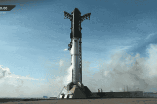 SpaceX星舰第13次飞行测试中止 一级发动机紧急中断