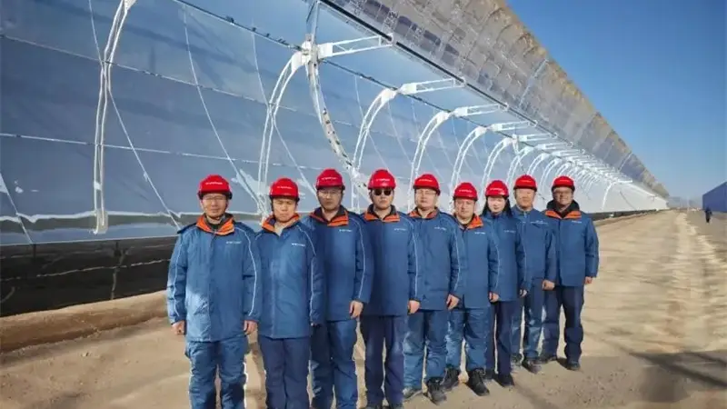 中广核工程EPC承建!全球开口最大8.6米熔盐槽式集热器中试平台完成技术验证
