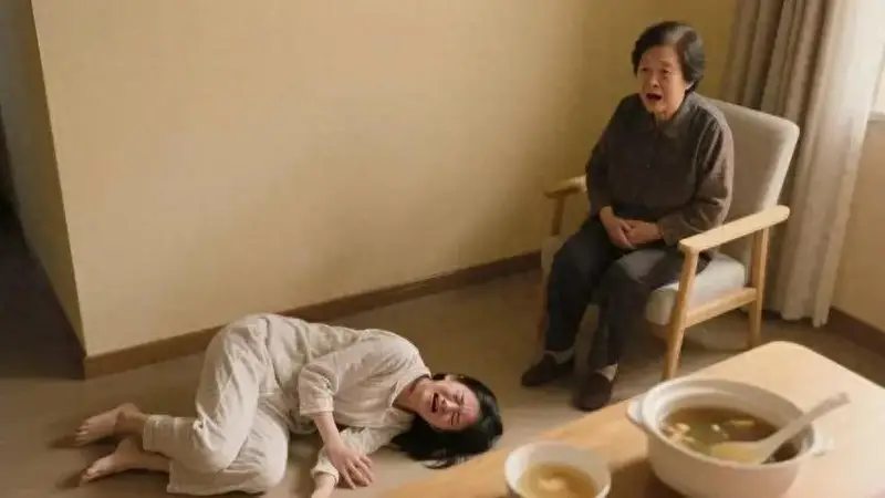 我嫌婆婆炖的月子汤苦,连续4天都给小姑子喝了,小姑子突然倒地