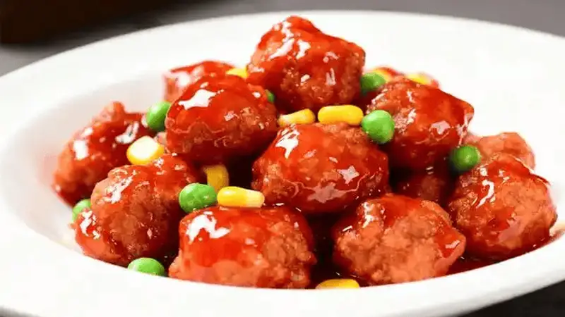 这道糖醋肉丸,我家每次做都不够吃,酸甜开胃,孩子抢着添饭