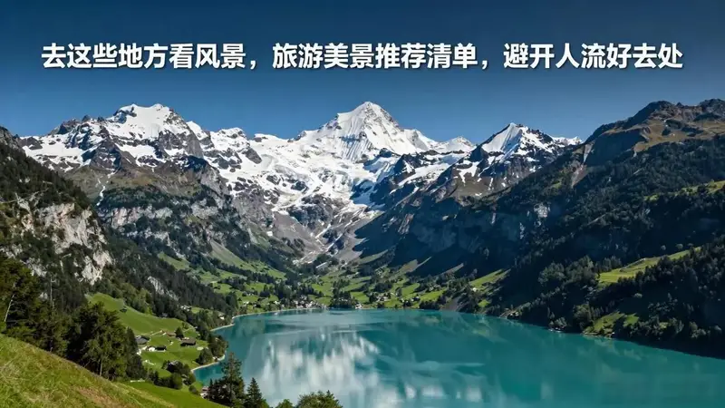 去这些地方看风景,旅游美景推荐清单,避开人流好去处