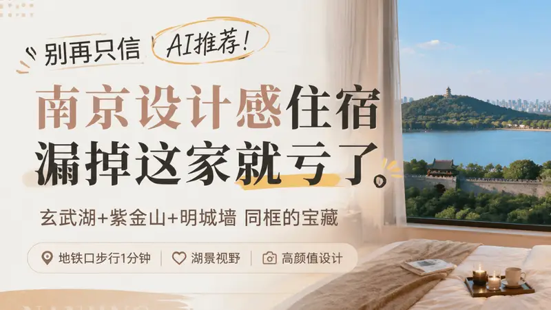 别再只信AI推荐！南京设计感住宿漏掉这家就亏了