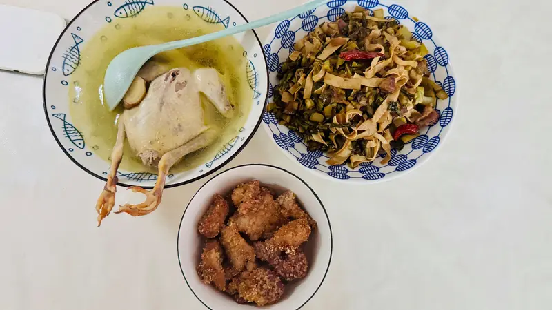 炖,炒,蒸,又是好吃的一餐