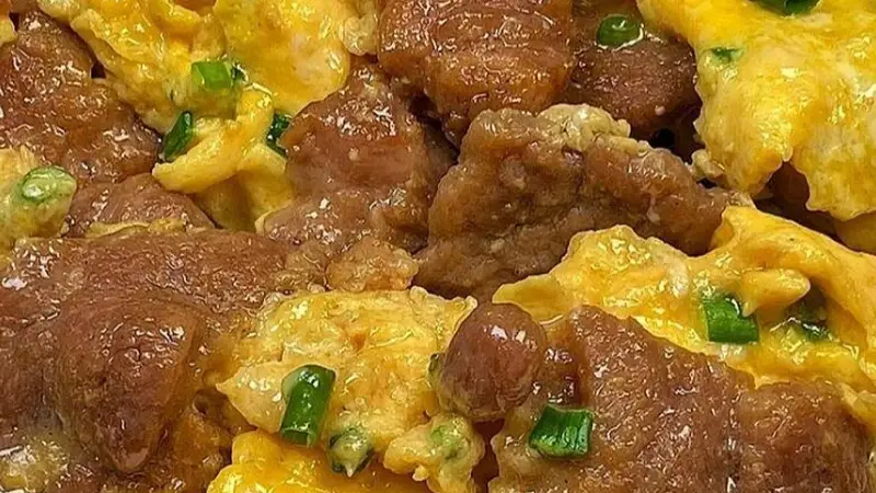 牛肉滑蛋:嫩滑到筷子都夹不住的家常菜!