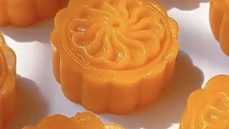 红薯流心月饼:软糯爆浆的甜点