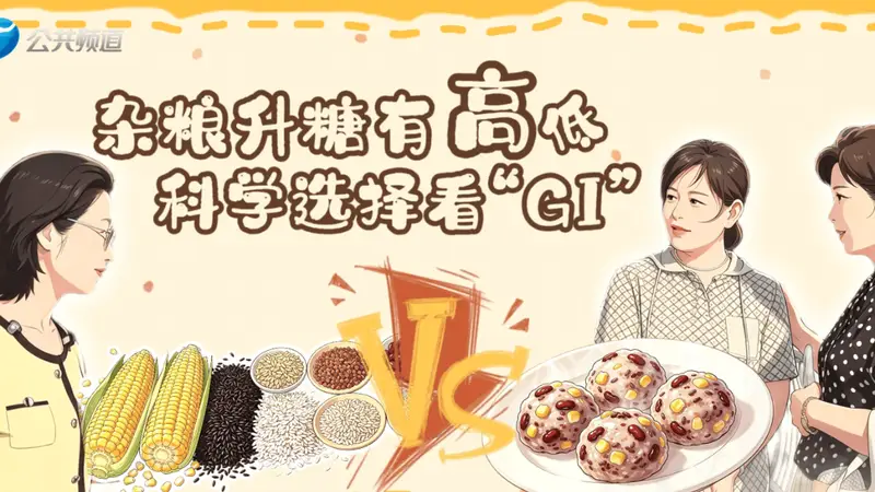 健康生活秀第三季｜杂粮升糖有高低！看懂GI值，科学吃主食稳血糖
