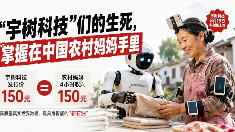 “宇树科技”们的生死，掌握在中国农村妈妈手里