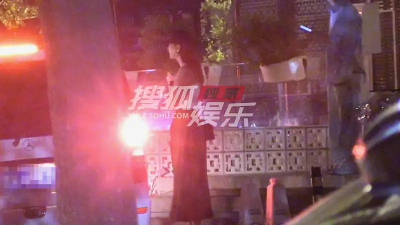 王凯童瑶等好友火锅店聚餐 饭后街边寒暄不舍道别