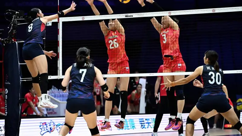 女排亚锦赛:日本3-0中国香港 伊朗3-1中国台北