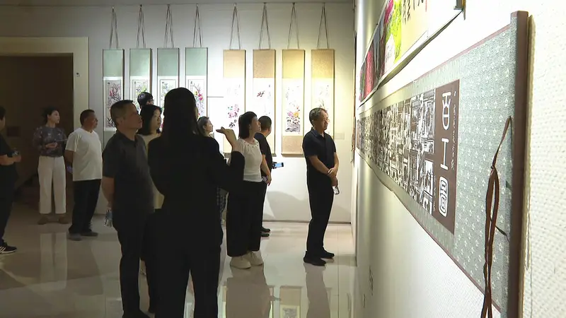 山西广灵举办民间文艺版权保护剪纸展
