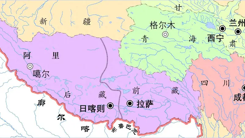 清朝对青藏高原的切割，将康区大部划给四川，影响至今