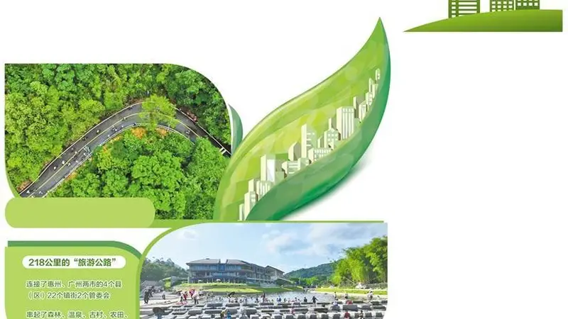 广东惠州路景交融绿美共生