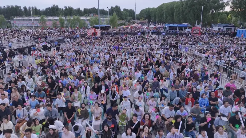 宁夏吴忠市利通区“夏进之夜”潮玩音乐节奏响夏日文旅新乐章