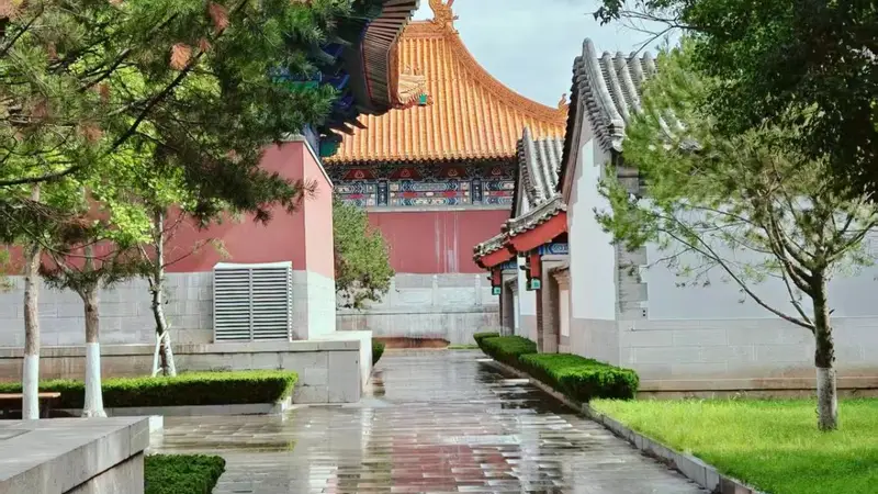 雨后的济南文庙