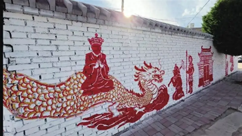 西游主题墙绘亮相娄烦县