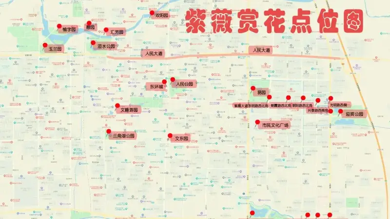 收藏!安阳最全紫薇赏花地图,打卡不迷路