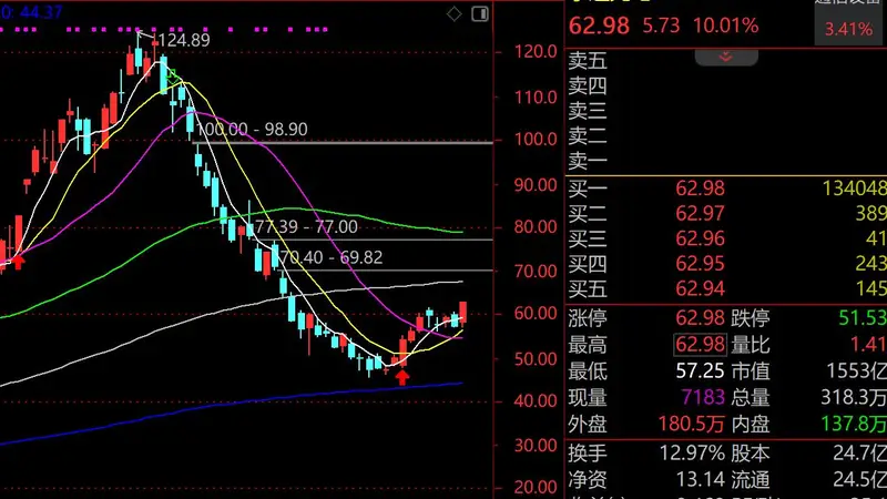 苏州大牛股复活？亨通光电192亿反包涨停，主力资金净买入居首，此前恐慌性杀跌60%，市值蒸发2000亿