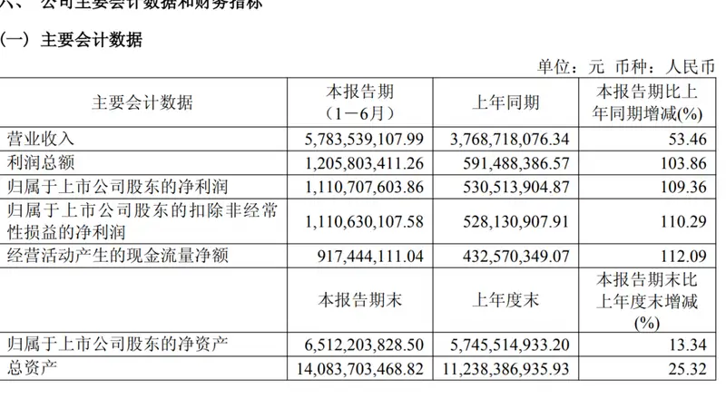 生益电子上半年归母净利润同比增长109.36% AI PCB为增长主线
