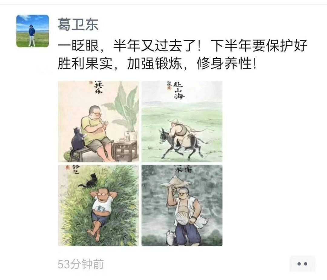 罕见喊话!A股剧烈震荡之际,私募大佬葛卫东借朋友圈发文,“下半年要保护好胜利果实,加强锻炼,修身养性!”,疑似提示风险!目前其兆易创新浮盈约100亿元