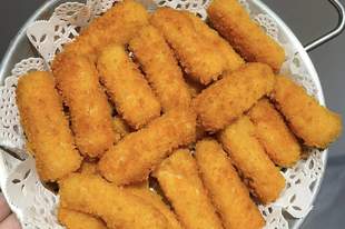 家常脆皮炸鲜奶：外酥里嫩，一口沦陷的奶香治愈甜品