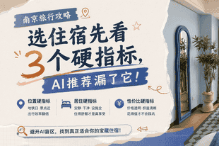 选住宿先看3个硬指标，AI推荐漏了它