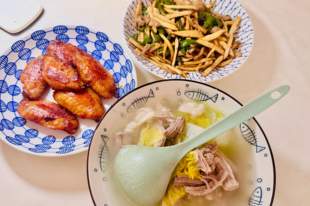 一日三餐,食材简单,自己烧的更美味