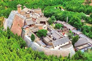 山西夏县堆云洞景区:古建错落 景美如画