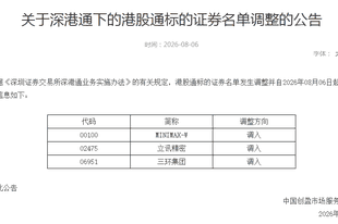 MINIMAX-W、立讯精密、三环集团今起成为港股通标的