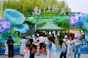 焕然一新,济南大明湖南门游船码头升级亮相