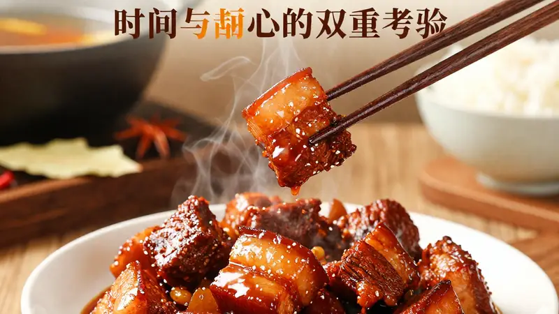 红烧大肉:老汤慢炖出油润软糯,一口穿越回童年灶台