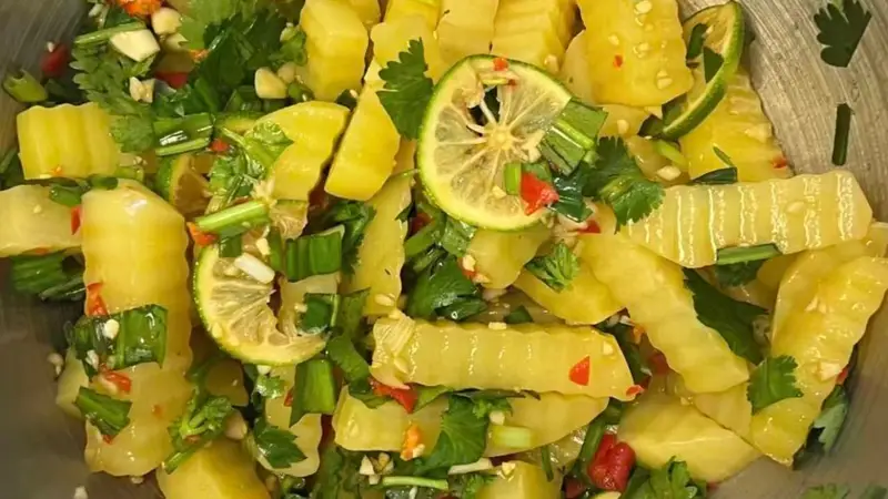 天热吃啥都没胃口,柠檬洋芋居然酸酸辣辣清爽开胃还下饭