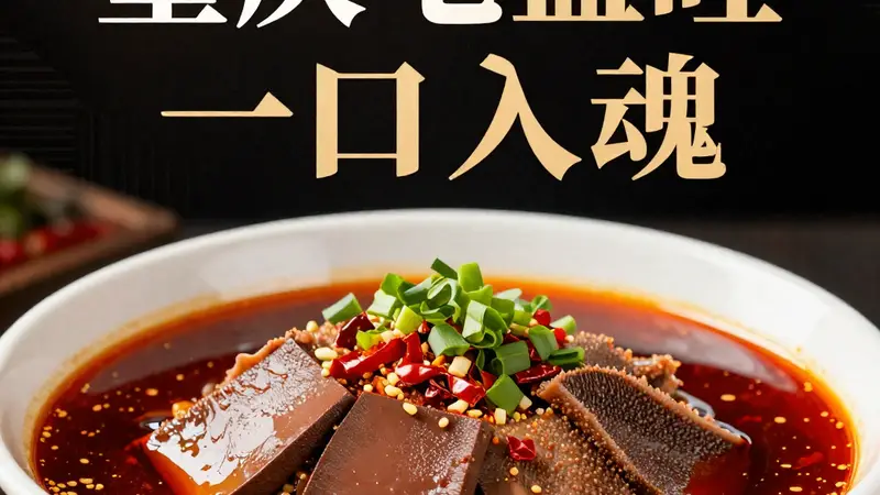 重庆毛血旺：鸭血+毛肚+红油，麻辣鲜香，一口入魂！
