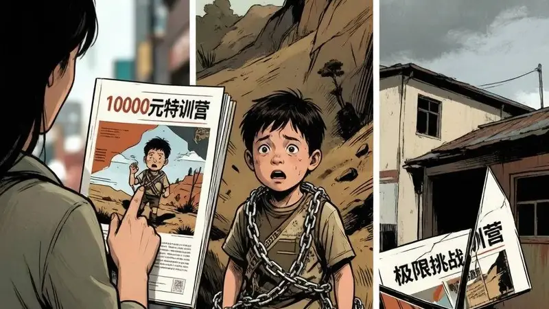 "花钱买苦"暑期万元吃苦夏令营：消费苦难，正在悄悄扭曲孩子的价值观