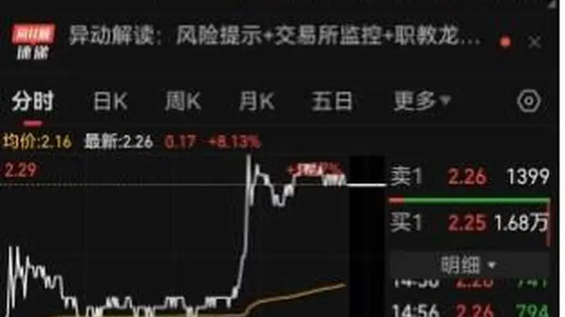 简直离谱!午后中公教育一度冲击涨停,深交所重拳出手之后,仍有大量资金试图顶风作案,全天涌入超过17亿元资金,背后究竟是何人在操盘,出于何种目的?