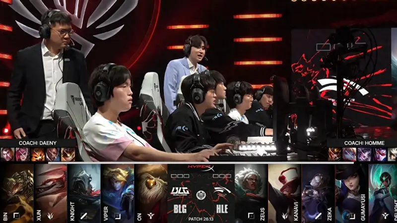 LOL-MSI：HLE韧性十足3-2复仇击败BLG夺得MSI冠军！