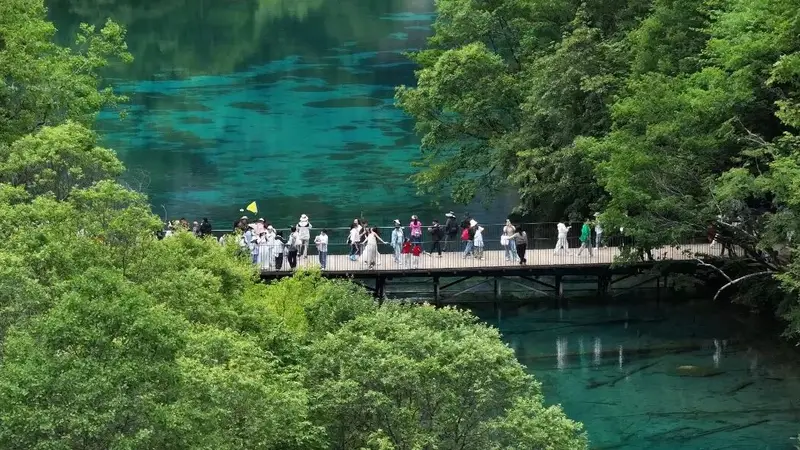 网传九寨沟湖水靠颜料染色?纯属虚假谣言!