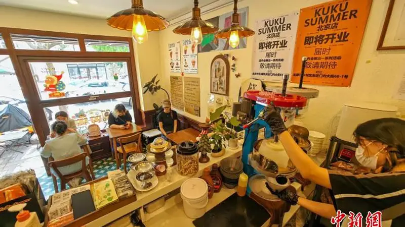 （神州写真）百年风物焕新意 天津消夏刨冰让寻味成“微旅行”