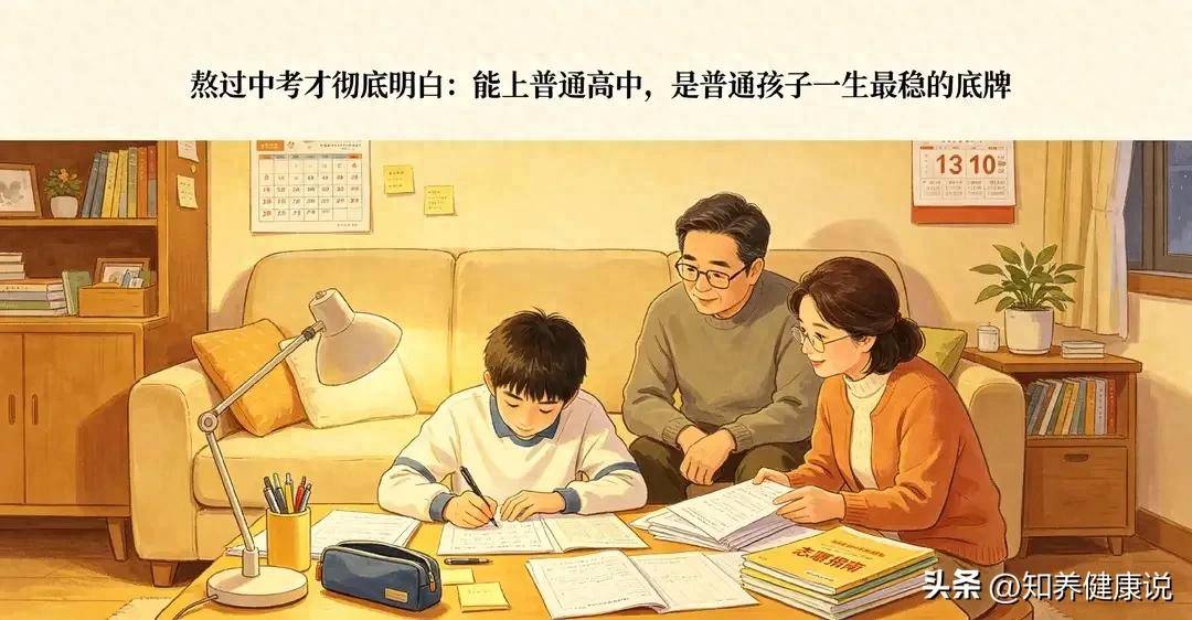 熬过中考才彻底明白：能上普通高中，是普通孩子一生最稳的底牌
