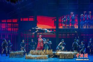 全国杂技展演落幕 《花瓦俍兵》压轴演绎壮乡英雄故事