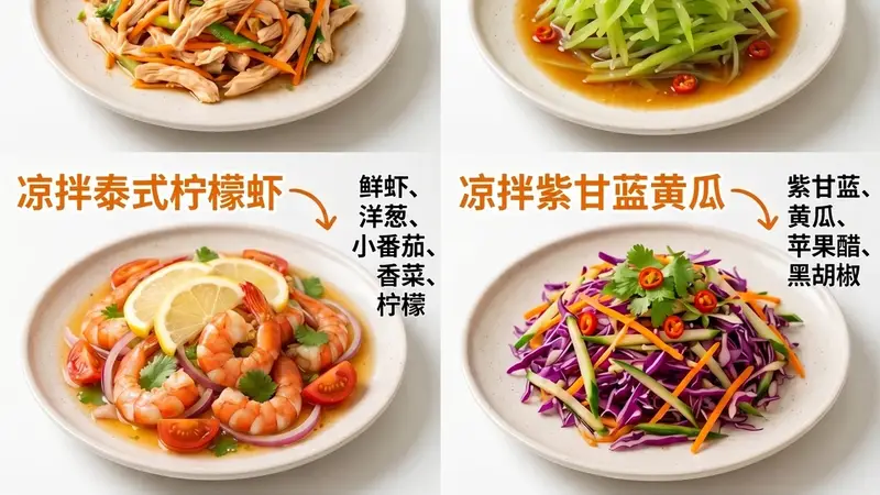 夏天晚餐试试这六道低卡凉拌菜