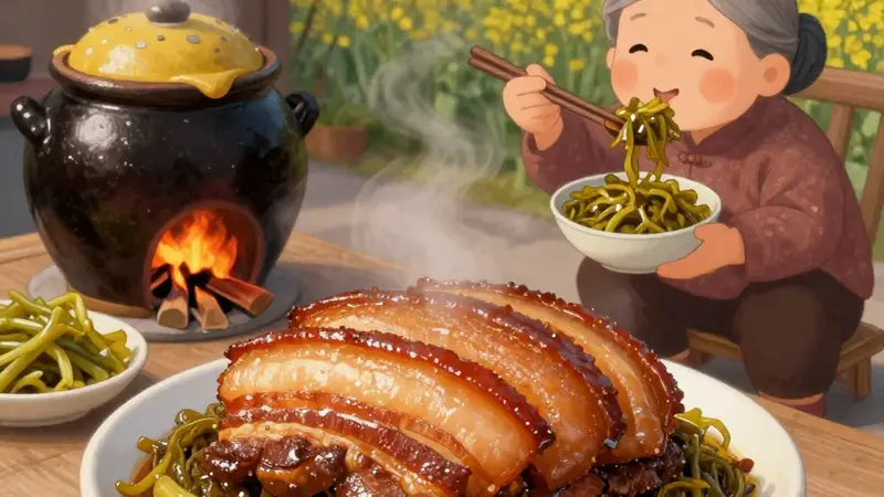 老坛酸香蒸透的那碗扣肉