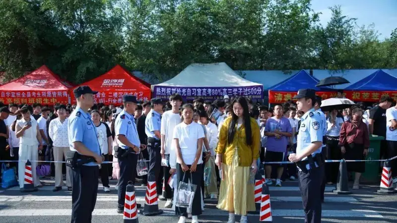 笔尖逐梦 警色护航!白城公安多措并举全力护航中考