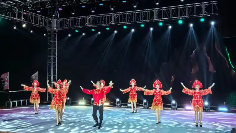 中俄风情沉浸式演艺《连池湖畔·圣水之约》正式与游客见面