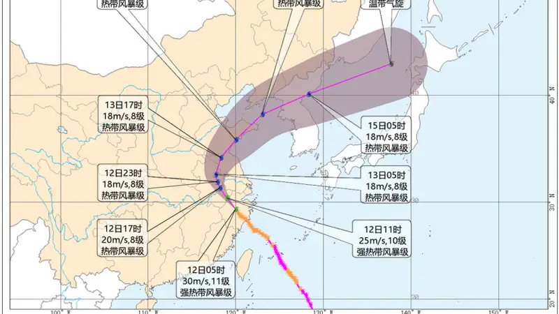 中央气象台“台风+暴雨+强对流”三预警齐发,“巴威”最新路径公布→